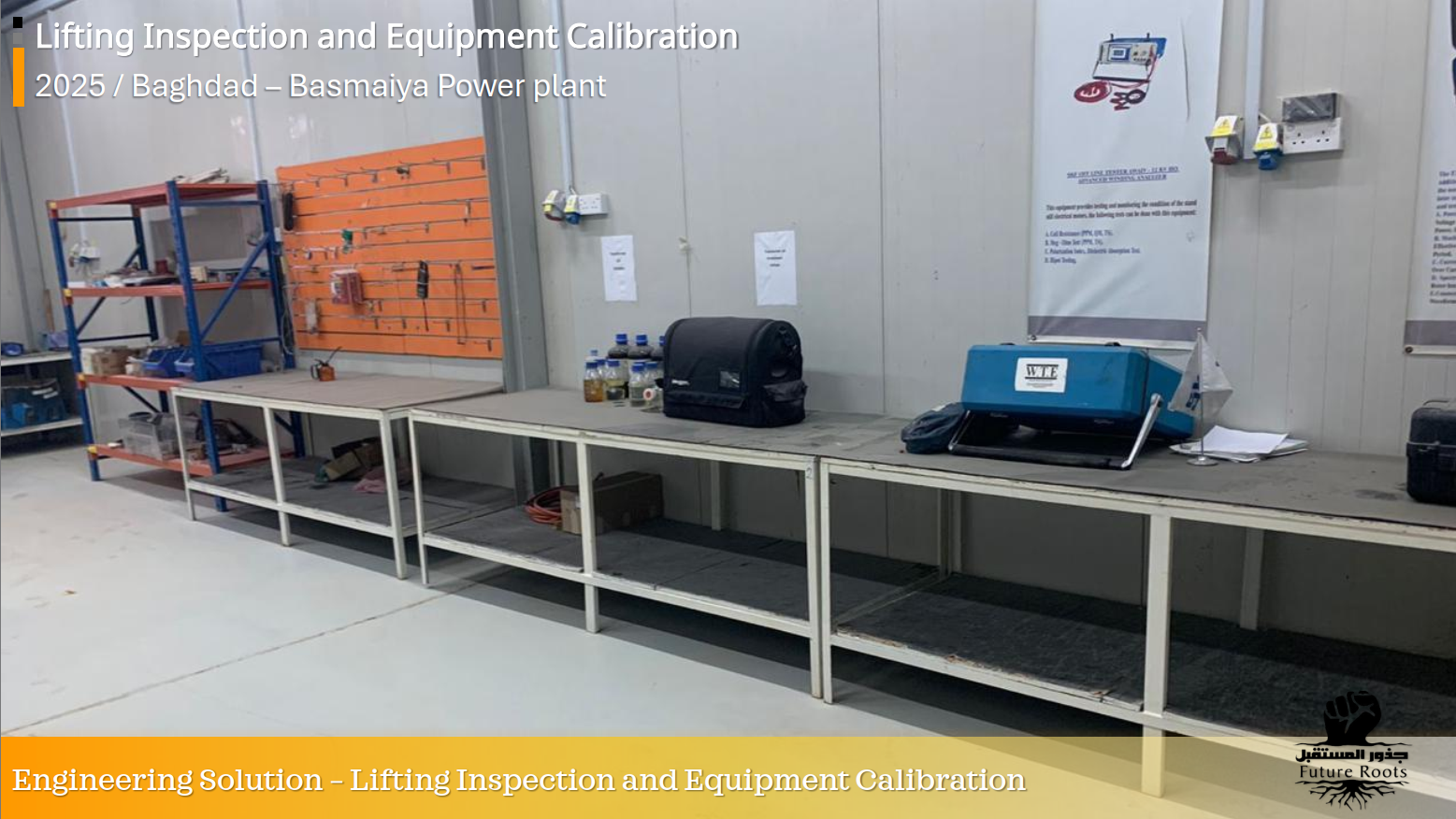 Lifting Inspection & Equipment Calibration — Future Root